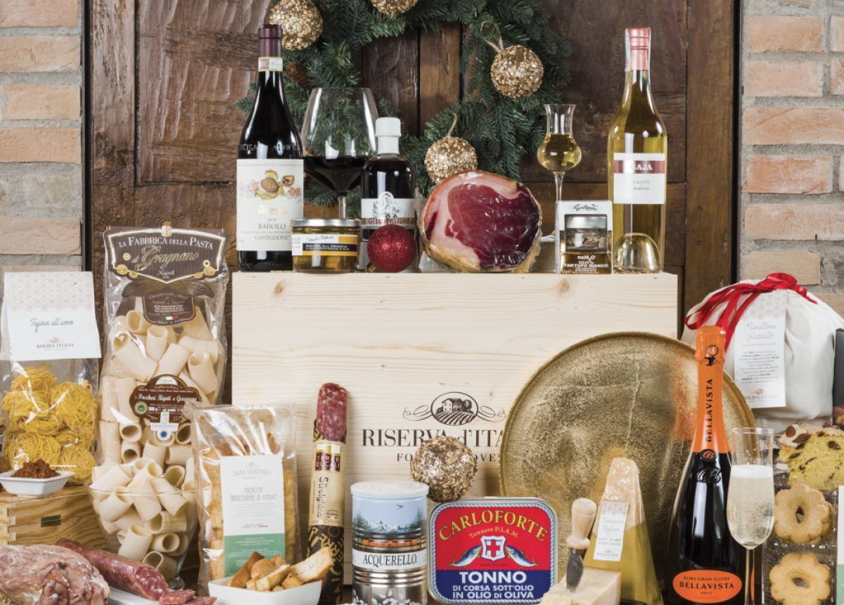regalo natalizio cesto enogastronomico